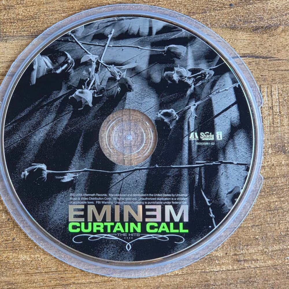 Vtg 2005 Eminem CURTAIN CALL CD RAP HIP HOP